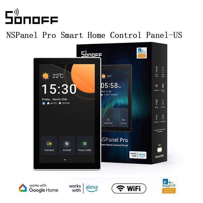 SONOFF NSPanel Pro美规 智能中控网关屏Zigbee控制面板易微联APP