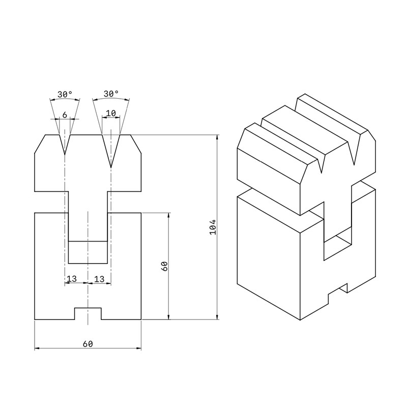 折弯机模具数控复合模全身淬火标C准发黑模段差双折边上下模定制