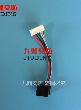 对讲接0RJ45网口50L8立林数据8彩色水晶头芯可视门铃转接线转连4-