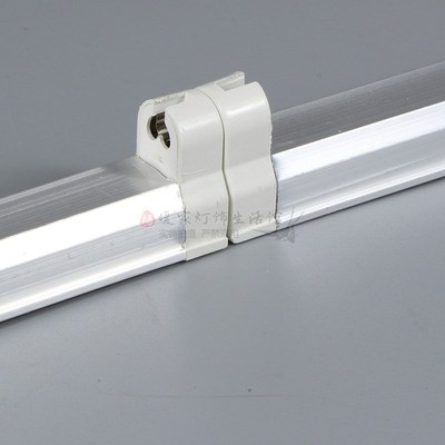 T4灯管支架老式长条家用t5灯管28w日光灯架L12w小镜前灯荧光灯底