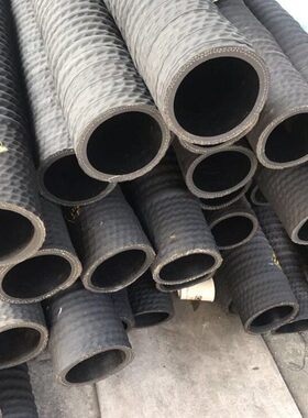 胶皮8寸带6寸黑色橡胶管黑4寸管钢丝软管管寸钢丝抽水吸水水泵10