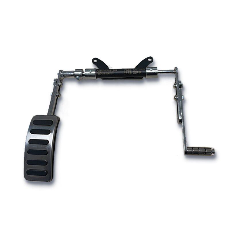 右下肢残疾人C5驾照汽q车油门左迁辅助装置改装左脚踏板车门改装