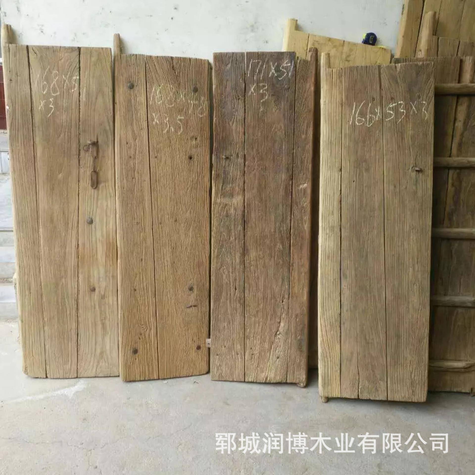 风化老门板老旧木门实木板材老榆木松木原木餐桌面板吧台面板