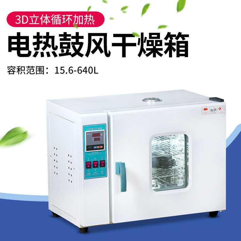上海雷祈电热鼓风恒温干燥箱工业小烘箱实验室材烘干机大灯烤箱用
