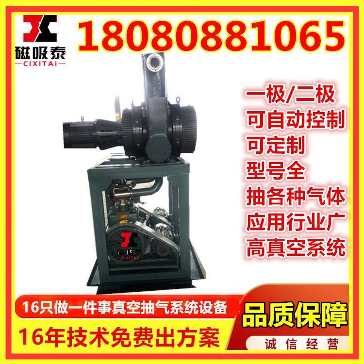 JZJX600-45真空机组ZJP600+300罗茨旋片式真空泵机组