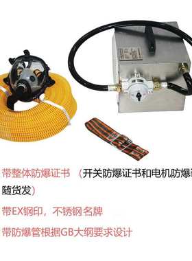 便携式电动送风呼吸器单人双人FCFB-001防爆电动送风长管会呼吸器