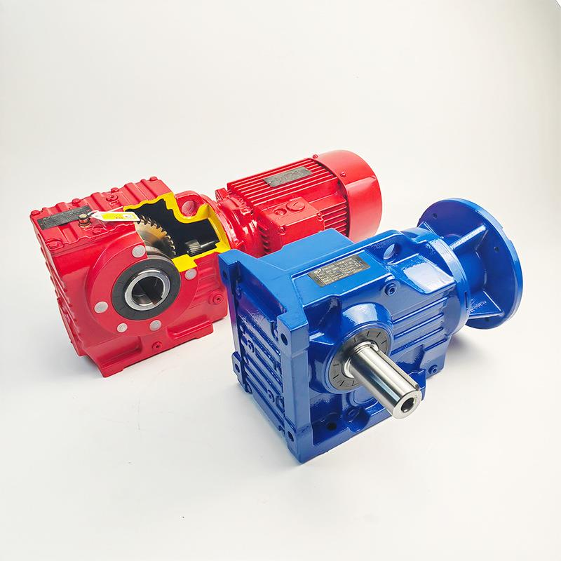 定做K系列减速机源头厂家供应K37FSR四大系列硬齿面斜齿轮减速机