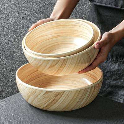 祥源美密胺餐具面碗商用仿瓷拉面米线汤碗大碗水果沙拉凉皮凉拌碗