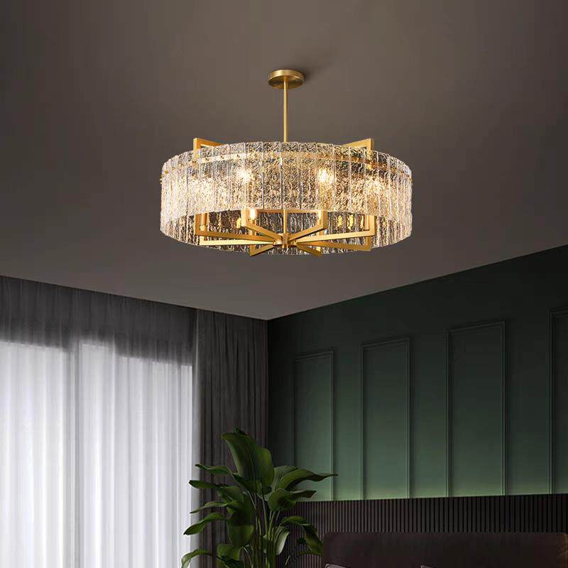 全铜轻奢客厅吊灯简约后现代设计师餐厅灯饰奢华大气卧室书房灯具