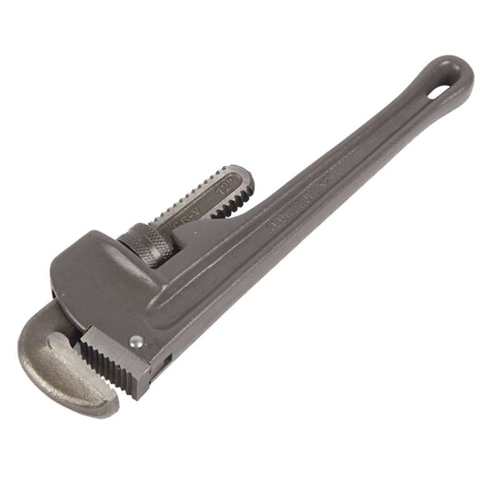 钢盾S104110铝合金管钳重型水管钳水喉钳管道钳安装钳管子钳10”