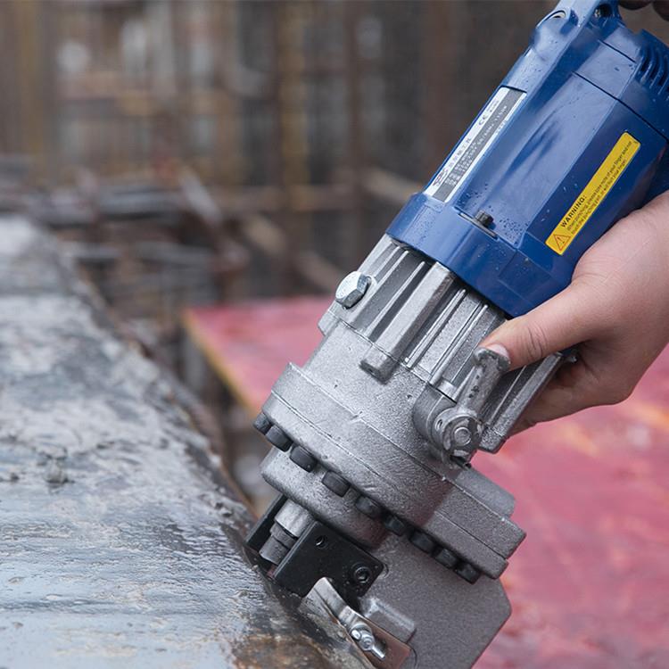 运作简单手提钢板冲孔机工字钢槽钢打眼机充电式小型液压打孔机