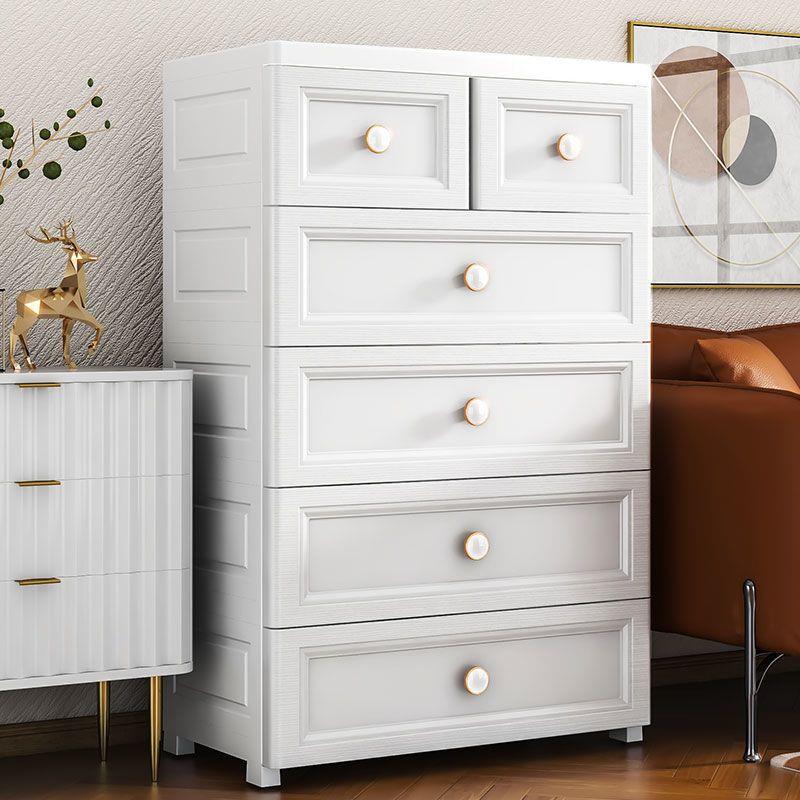 加大70CM面宽简易储物柜家居塑料儿童置物柜大容量抽屉式收纳柜子