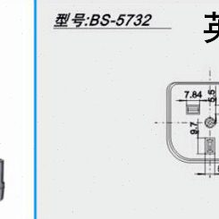 32/ /美英标/S转换插头5A保险丝-转带转13欧B规/  BS75A标英规