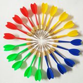 靶镀飞镖盘6g儿童式 飞针气球耐摔标飞镖针铜扎针彩色克18飞镖飞镖