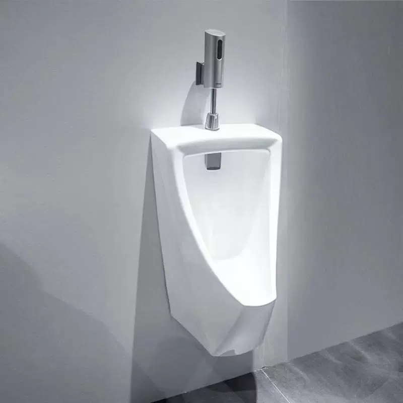 小便斗UWN904挂墙式自动感应小便器家用陶瓷V小便池工程尿斗