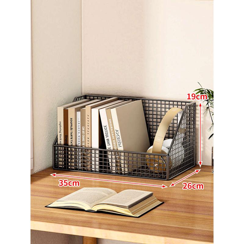 书架桌面简易书桌收纳置物架整理B架卧室办公桌上小型多层客厅书