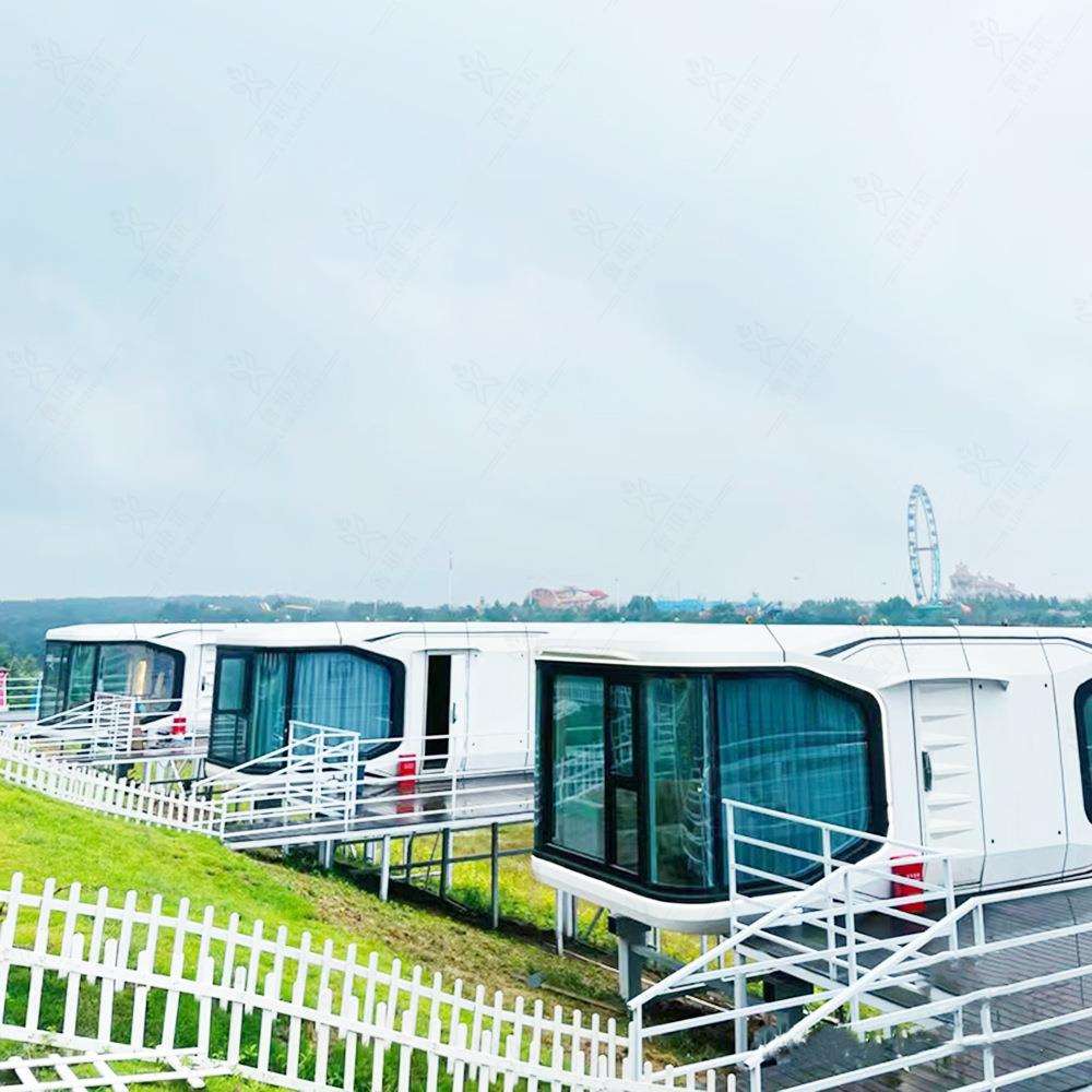 阳光旅游驿站 智慧网谷小镇旅游驿站 网红太空未来舱装配式房屋
