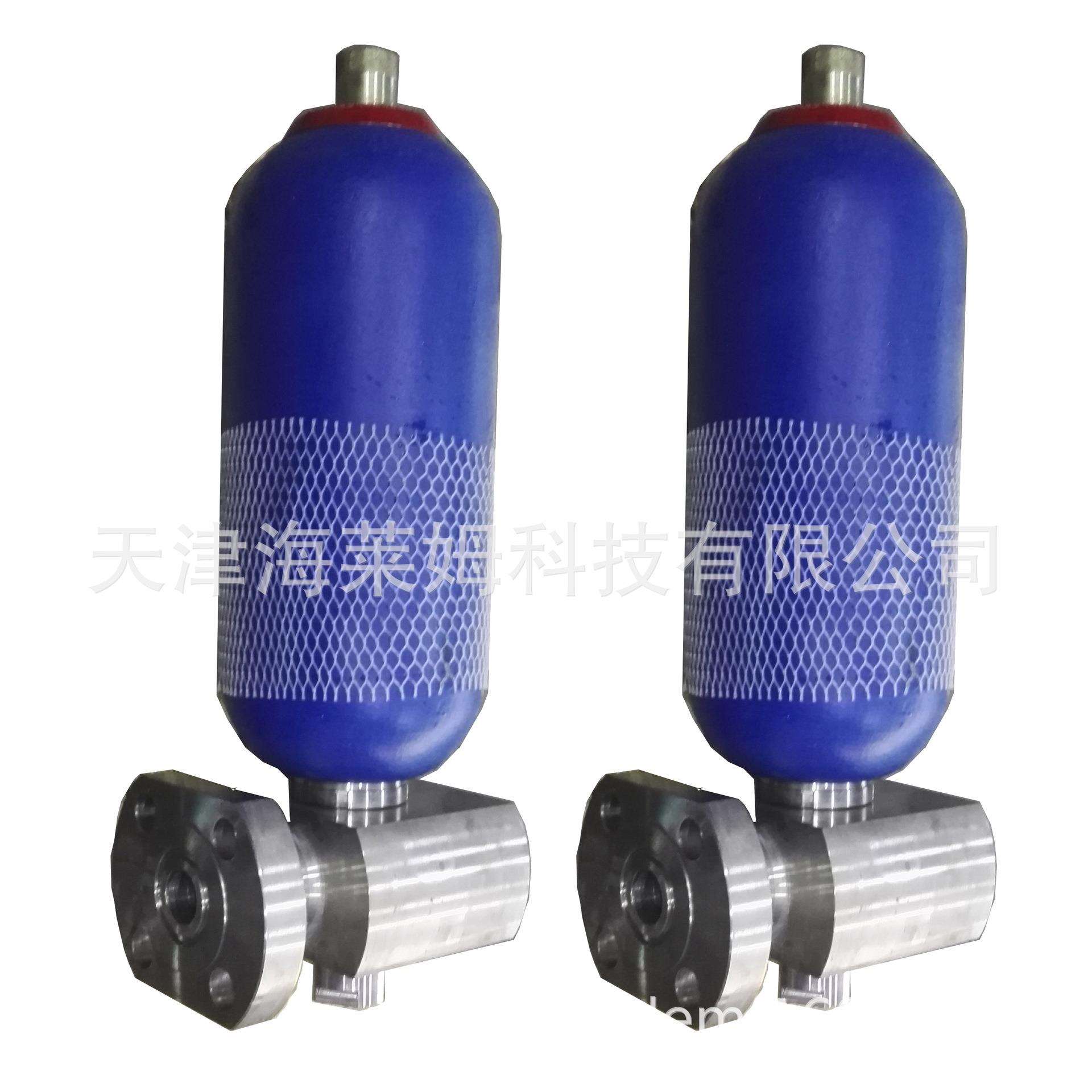 海莱姆高压蓄能器40-63MPa储能器不锈钢脉冲阻尼器、波纹管缓冲器