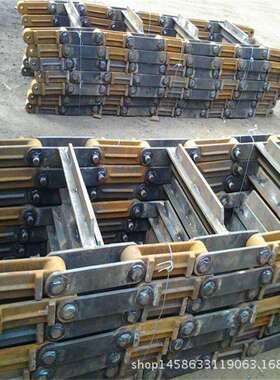 ZBC型重型板链除渣机配件厂家 ZBC-910设备刮板链节 节距250链条