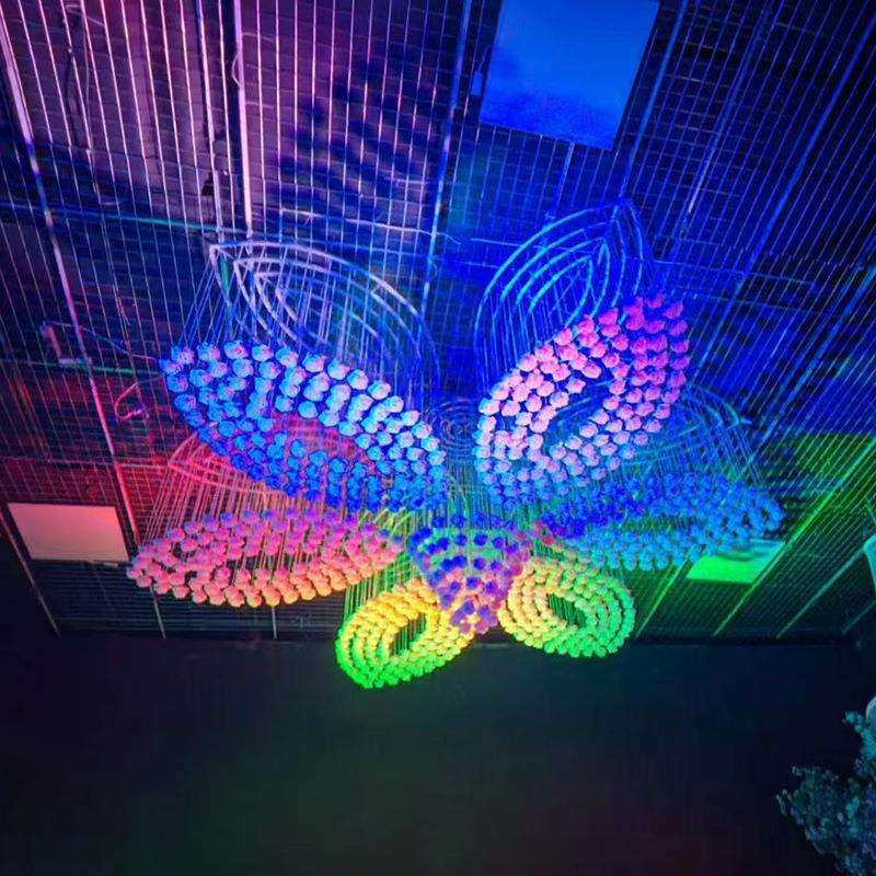 婚庆道具水晶珠帘玫瑰装饰舞台布置挂件酒店婚礼堂亚克力吊顶挂件