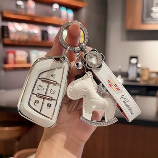 Yatsl扣 XT4包XT6 适用新款 凯迪拉克XT5钥匙套CT5车CT6保护壳CT4