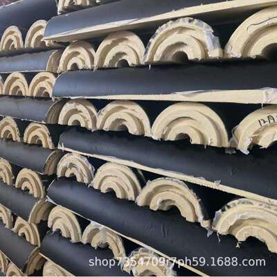 鑫铭园聚氨酯管壳 深冷保温管 尿酸聚氨酯管托 隔热管壳PIR保冷管