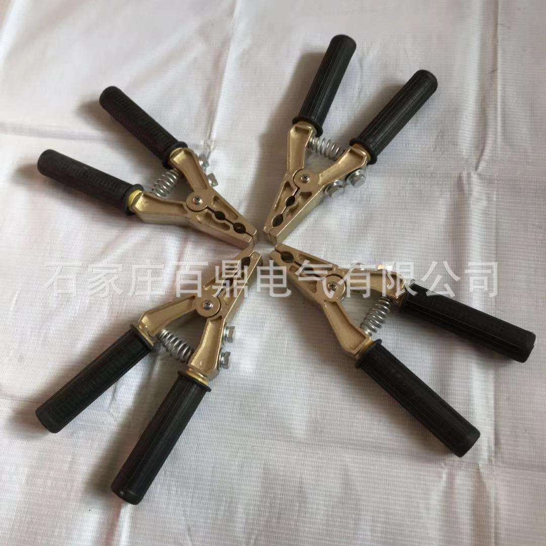JDX-GBQT铜手钳高压接地钳铜材质可配接地线压铸成型手钳带绝缘柄