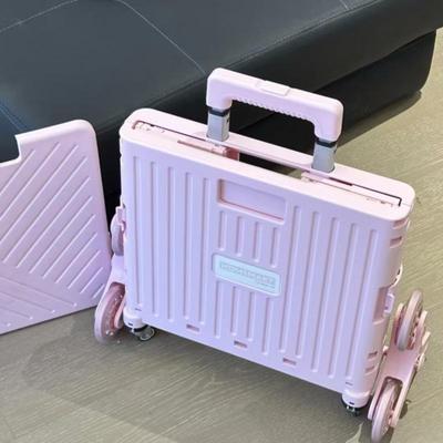 拉走买菜拿快递爬楼手拉小推车鸣玙轻便折叠超市购物小推车带盖