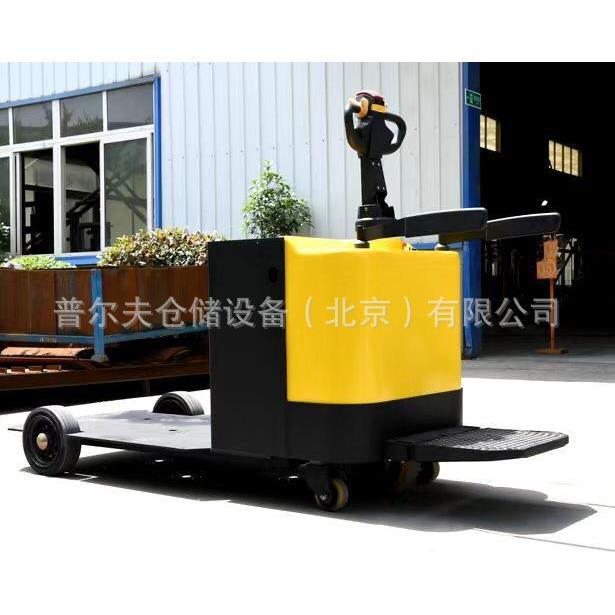 橡胶轮胎 站驾式 电动平板托盘搬运车 电动地牛 重型