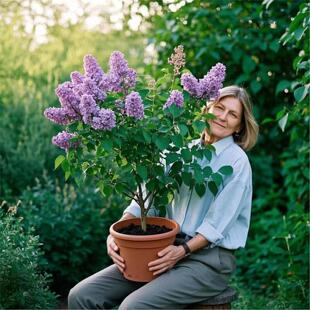 丁香花树苗盆栽阳台庭院浓香室内外四季花卉耐寒植物欧洲丁香花苗