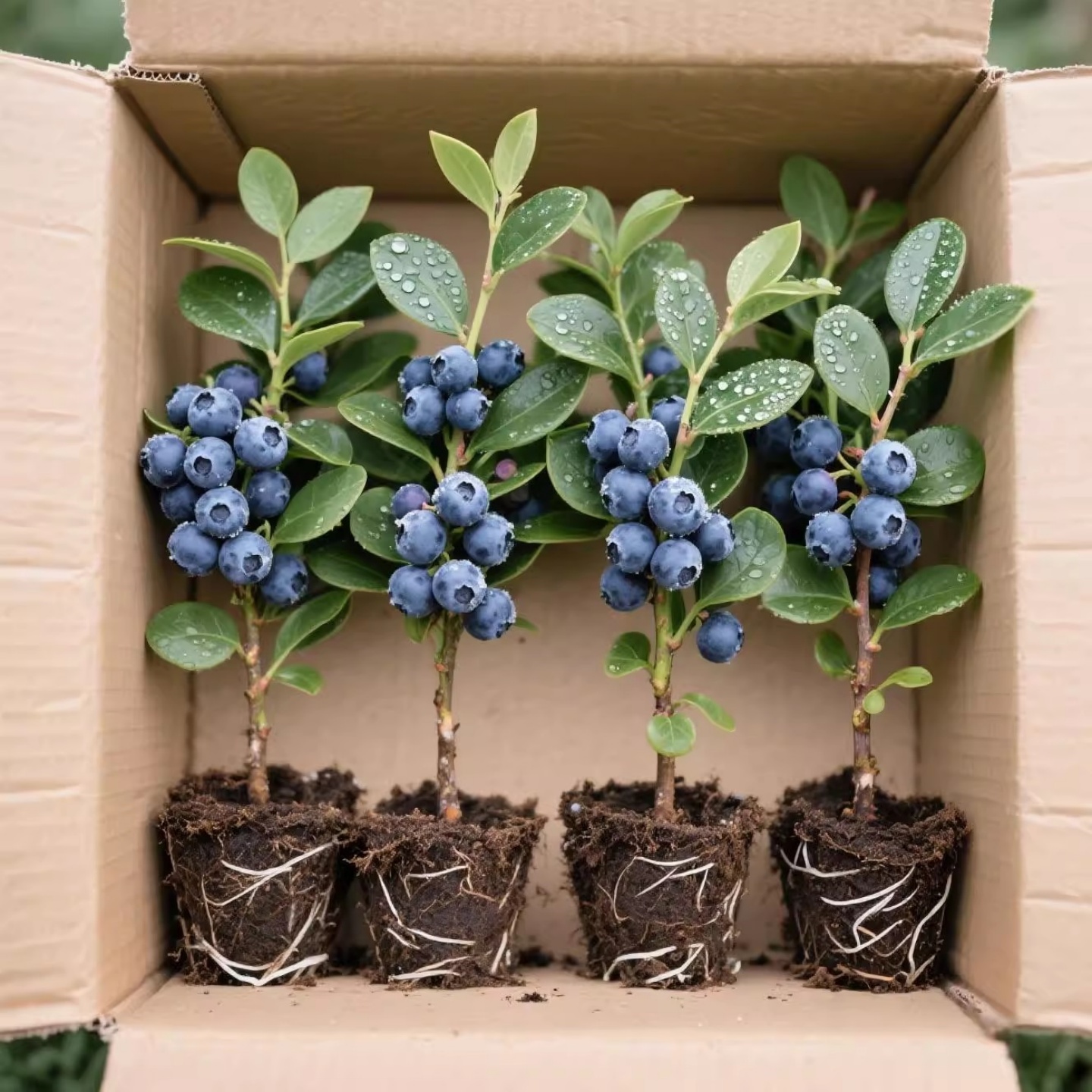 蓝莓树盆栽果苗四季结果室内阳台