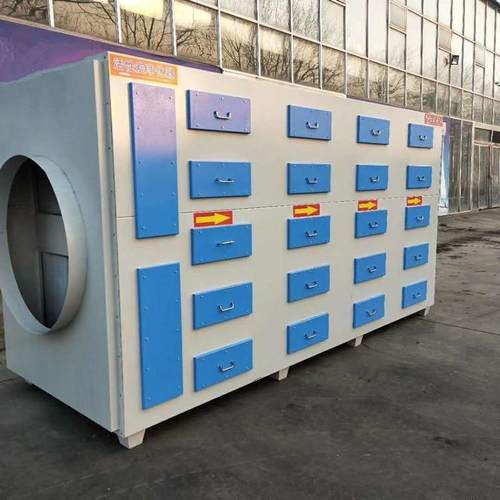 活性炭废气净化器吸附环保箱漆雾处理干式过滤箱工业除臭设备壹哲