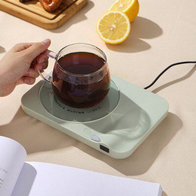 8三档垫保温杯咖啡杯00电热杯11暖暖杯加热器恒温规调温V垫度垫美