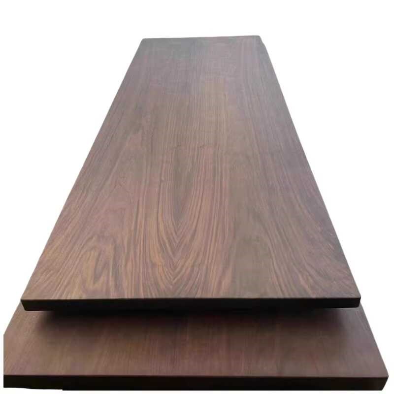 南北美黑胡桃木板桌大板茶桌餐桌书桌升降桌白蜡面V板吧台板实木