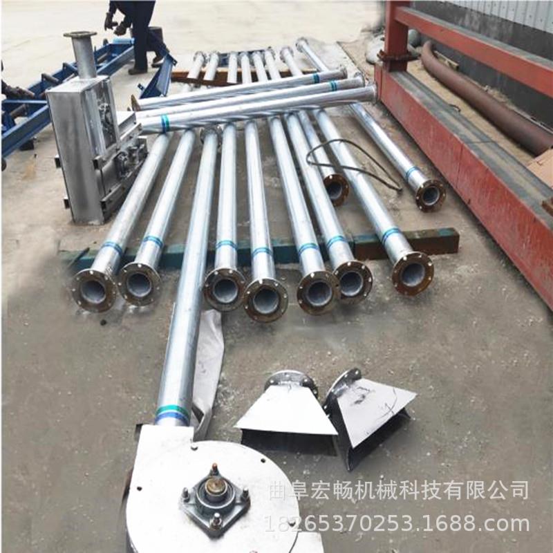 南京 滑石粉灌仓密闭管链提升机 316不锈钢管链输送机