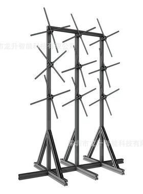 3d全息风扇广告机60CM拼接3*3台联屏落地支架整套3d hologram fan