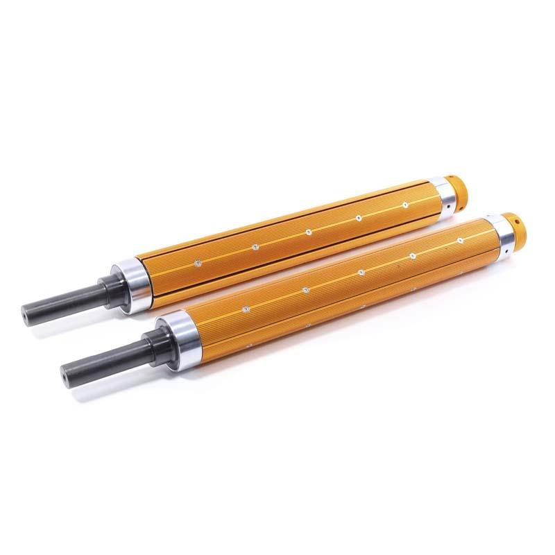 气胀轴手胀轴瓦片收卷放卷轴放料机磁粉制动器键条式机械涨轴