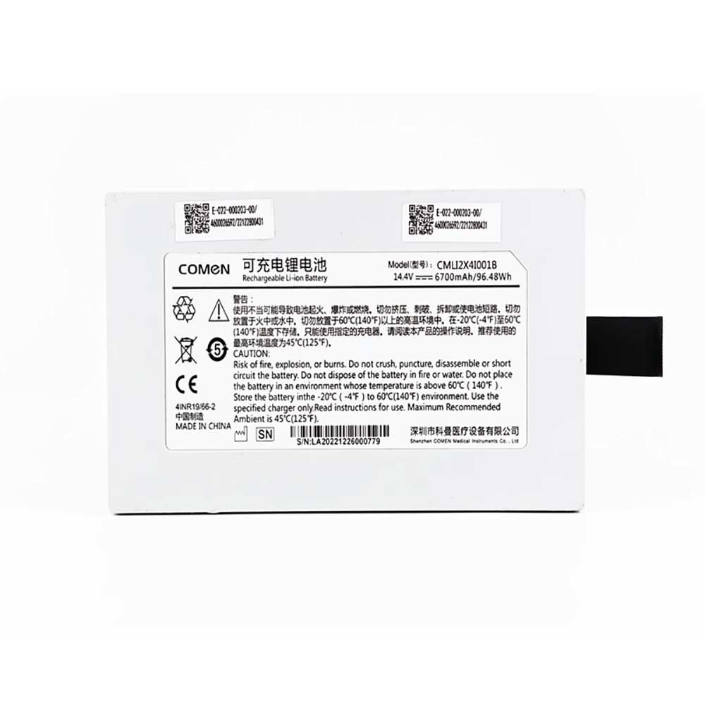 CMLI2X4I001B Comen 科曼 监护仪电池 14.4V 6700mAh 锂离子电池