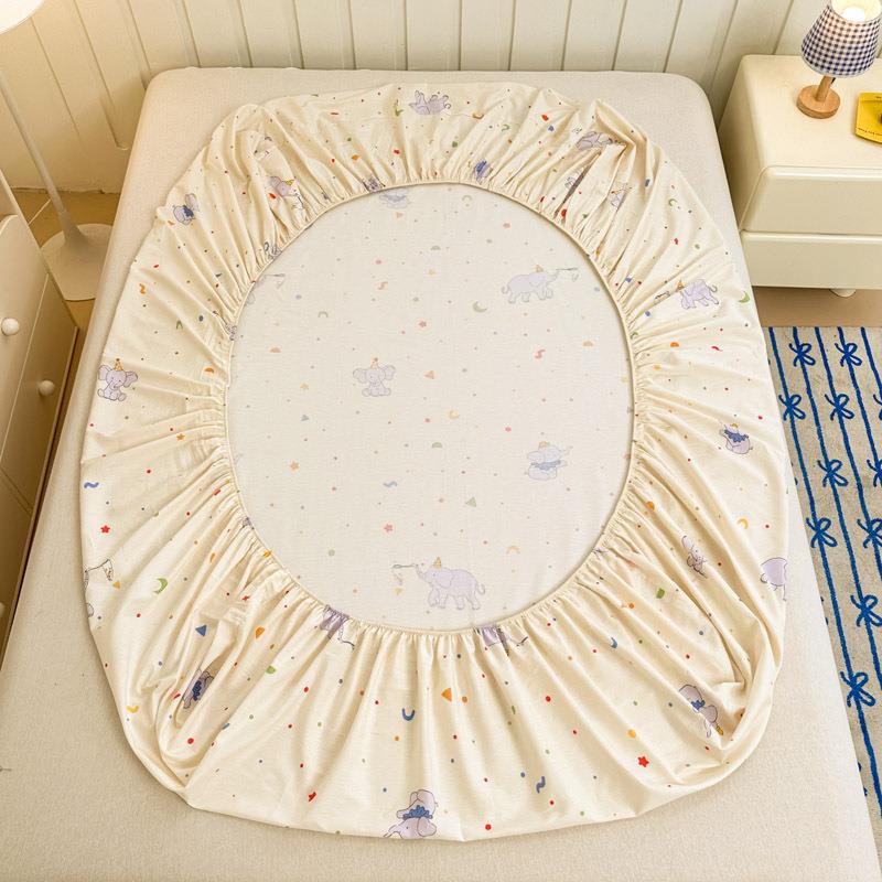 【折扣价】可爱清新纯棉床笠三件套1.5m1.8米100全棉床单学生宿舍