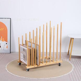 【折扣价】现货木制画板晾干架写生素描收藏架壁挂式画板油画整理