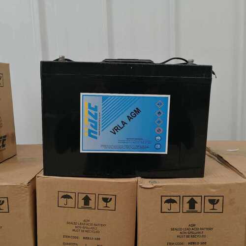 HAZE海志蓄电池HZB12-100铅酸免维护12V100AH直流屏EPS UPS电源用