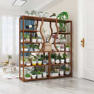 花架置物架阳台客厅落地式绿萝花盆架多层大型植物架悬挂摆放架子