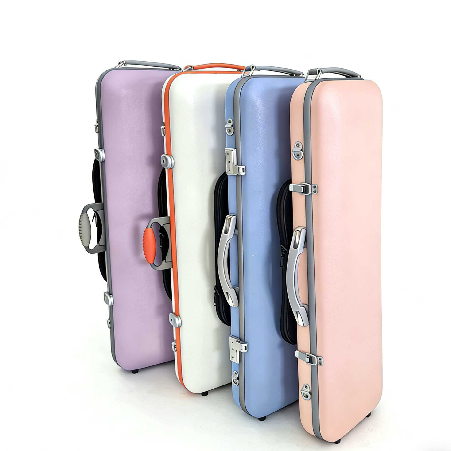 通灵时尚多重颜色 防水 抗压 超轻琴盒 碳纤维 PC材质小提琴琴盒