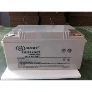 鸿贝蓄电池FM UPS电源机房设备 BB1265T铅酸蓄电池12V6H