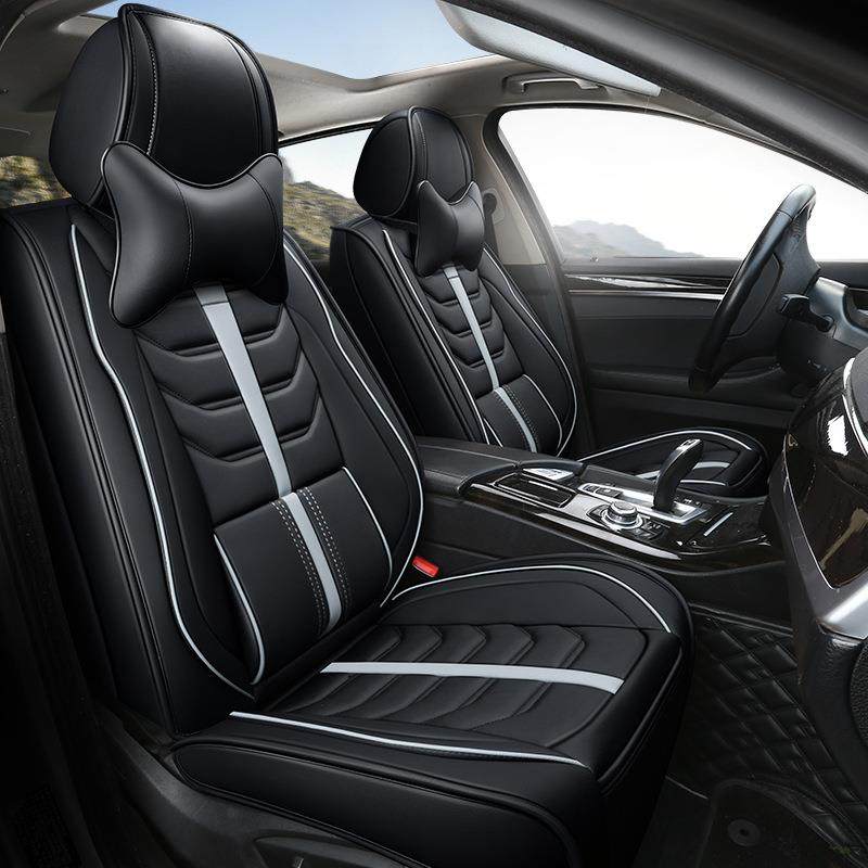 2020新款皮革四季通用坐垫 车内用品座椅套 四季全包围皮革座垫