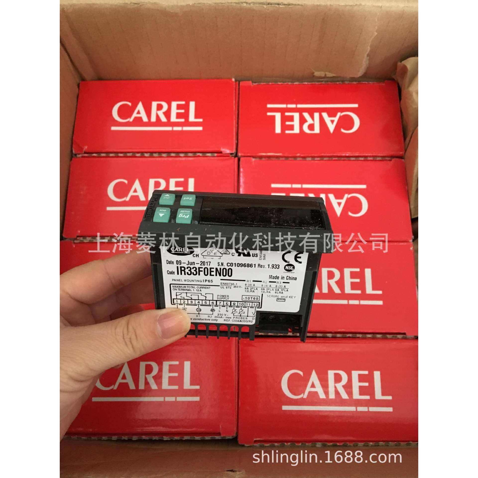 *卡乐carel 控制器PYGXAZ0586 PZGXC0E112K  IR33V7LR20