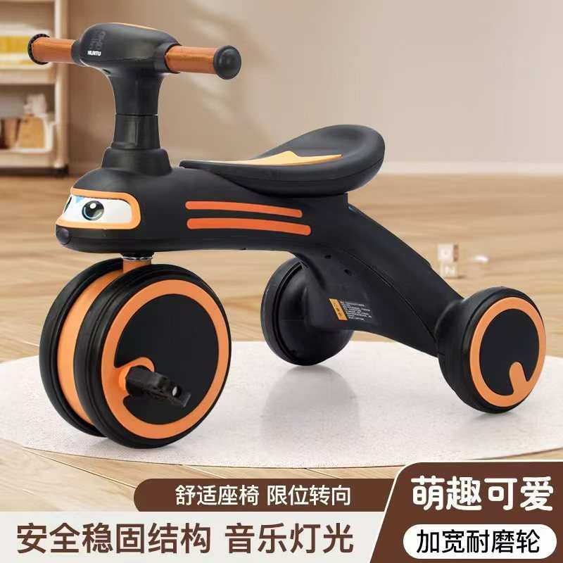 儿童三轮车脚踏车推车骑行车轻便宝宝滑行1-6岁高景观设计手推车
