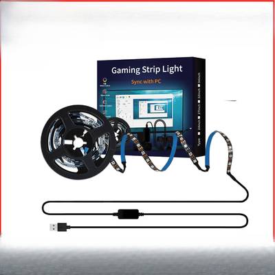 RGB电脑随屏同步灯带显示器氛围灯流光溢彩律动电竞房追光34寸