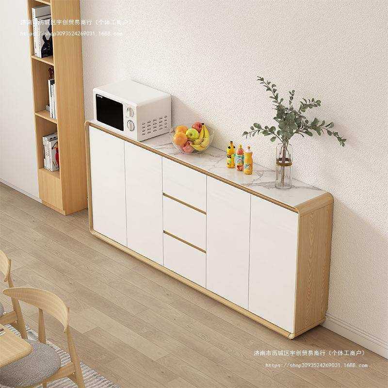 家用餐边柜现代简约实木框一体靠墙茶水柜北欧原木厨房储物碗柜子,模玩/动漫/周边/娃圈三坑/桌游,模型制作工具/辅料耗材,淘宝优惠券,粉丝福利购,淘宝优惠卷