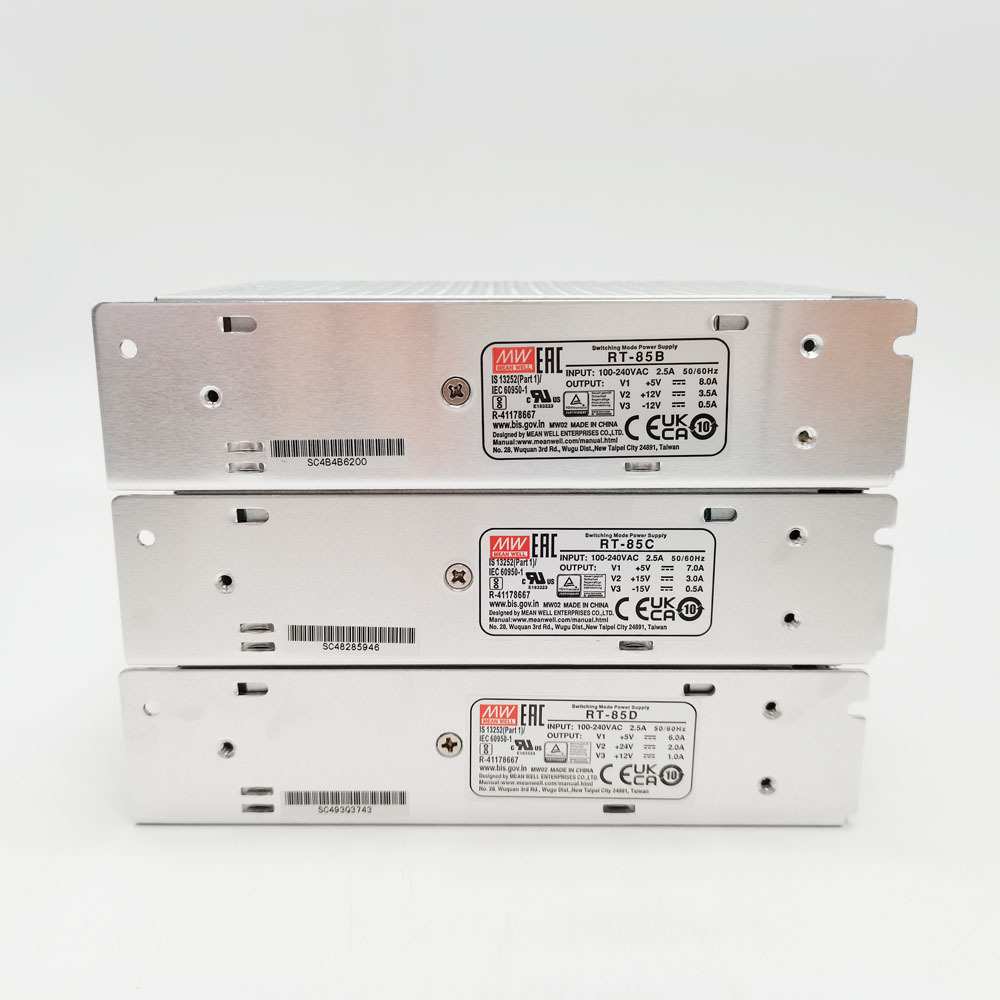 明纬RT-85A/85B/85C/85D三路开关电源85W 5V/12V/15V/24V